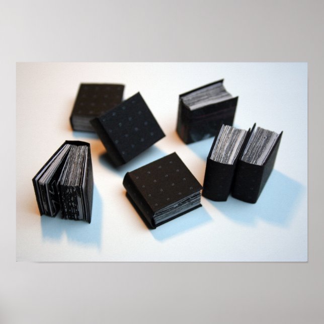 7 Miniature Artist's Books - Photography Poster (Front)