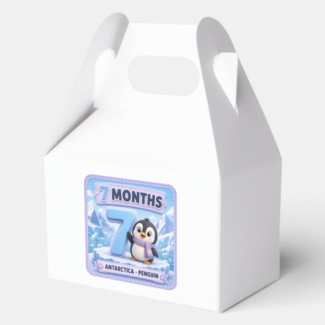 7 Months Baby Milestone Explorer Favour Box (Front)