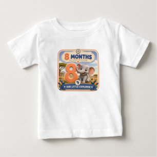 7 Months Baby Milestone Explorer T-Shirt