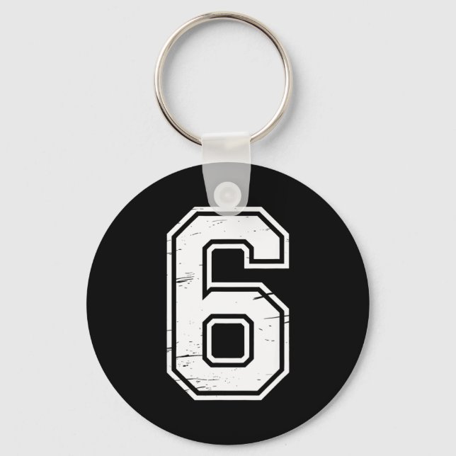 7 Number 67 Six Seven Meme  Key Ring (Front)