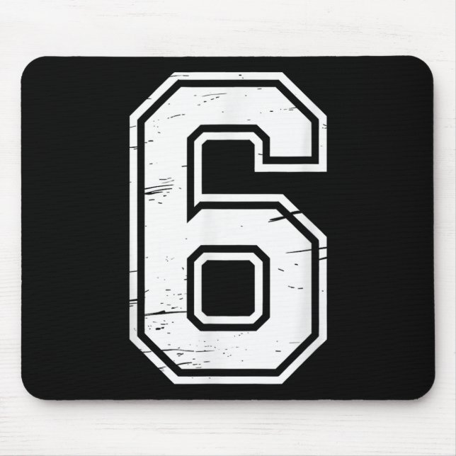 7 Number 67 Six Seven Meme  Mouse Pad (Front)
