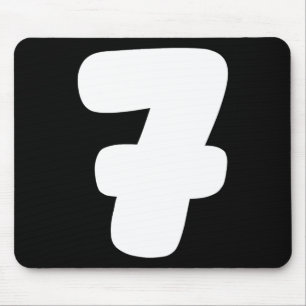 7 Number Six Seven 67 Gen Alpha Slang T Funny Meme Mouse Pad