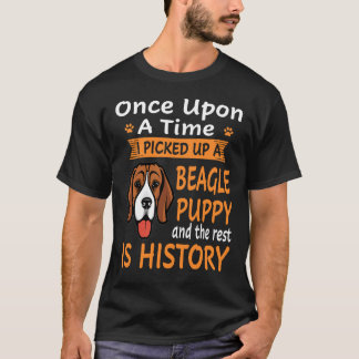 7 One Upon A Time - Beagle Puppy T-Shirt
