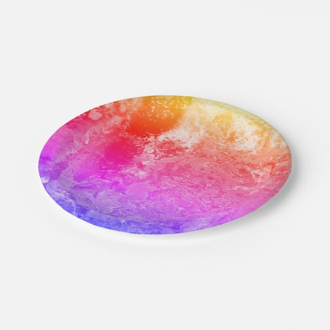 7" Paper Plate (Angled)