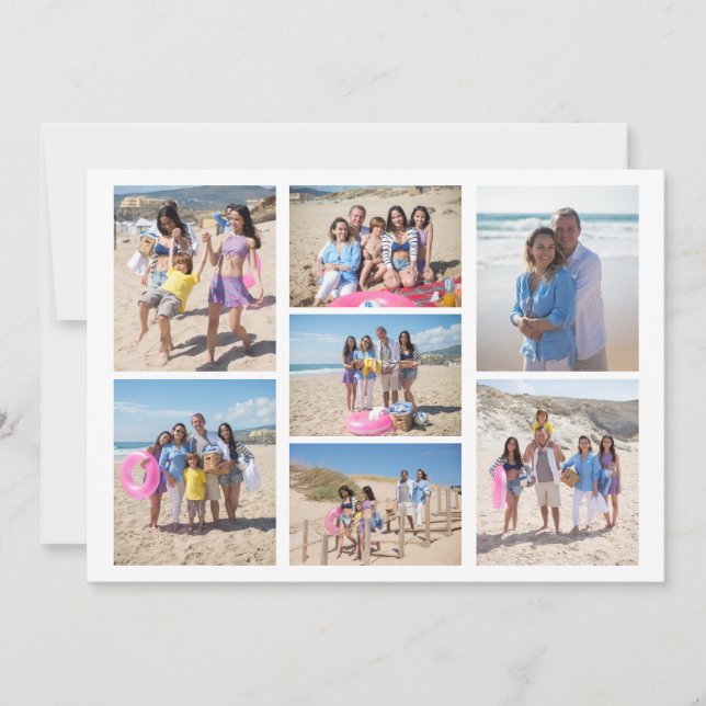 7 Photo collage family template personalised (Front)