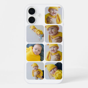 7 Photo Make Your Own Personalised Collage iPhone 16 Plus Case