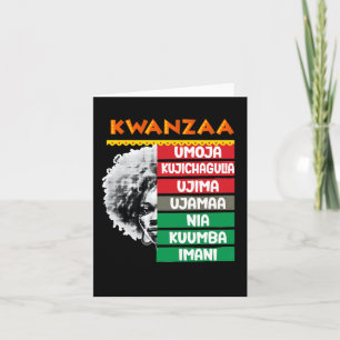 7 Principles Of Kwanzaa4 Card