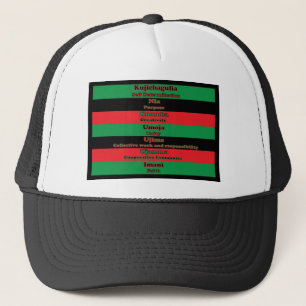 7 Principles of Kwanzaa Hat