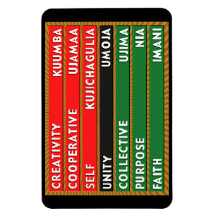 7 Principles of Kwanzaa Magnet