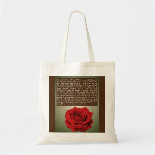 #7 Quote Tote - BuddhaToday V1 - Rose n' Care Bag