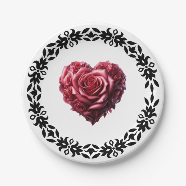 7" Round Paper Plate  (Front)