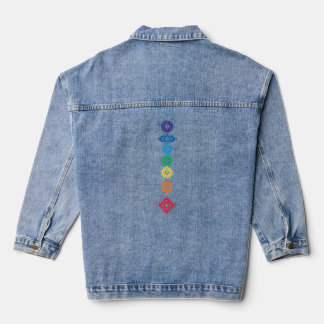 7 Seven Chakras Energy Denim Jacket