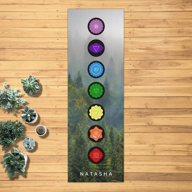 7 Seven Chakras Meditation Zen Personalised Yoga Mat (Creator Uploaded)