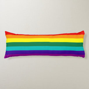 7 Stripes Rainbow Pride Flag Body Cushion