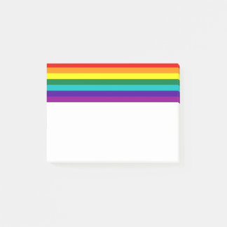 7 Stripes Rainbow Pride Flag Post-it Notes