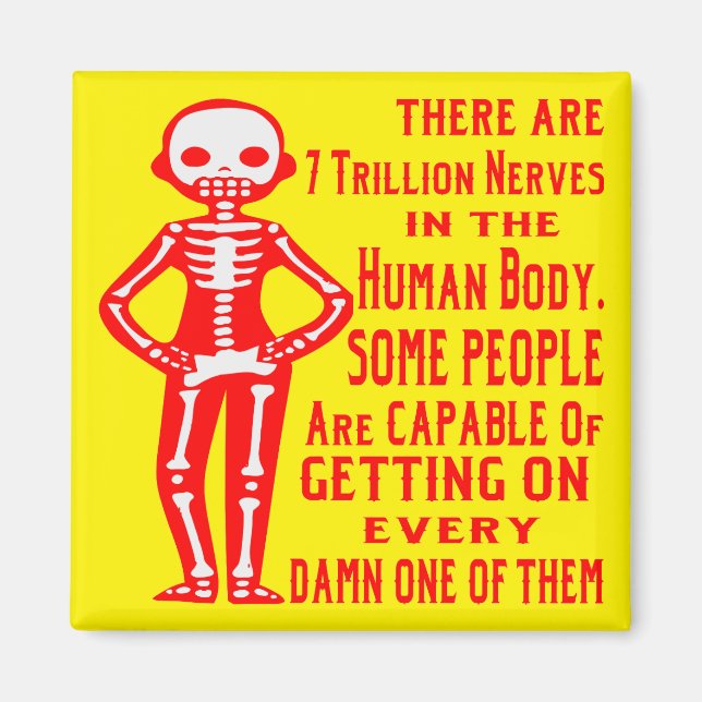 7 Trillion Nerves & Some People Get On Every One Magnet (Front)