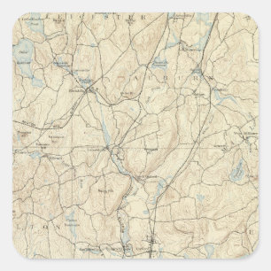 7 Webster sheet Square Sticker