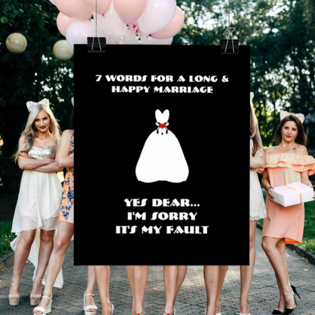 7 Words To A Long And Happy Marriage - Poster (Creator Uploaded)