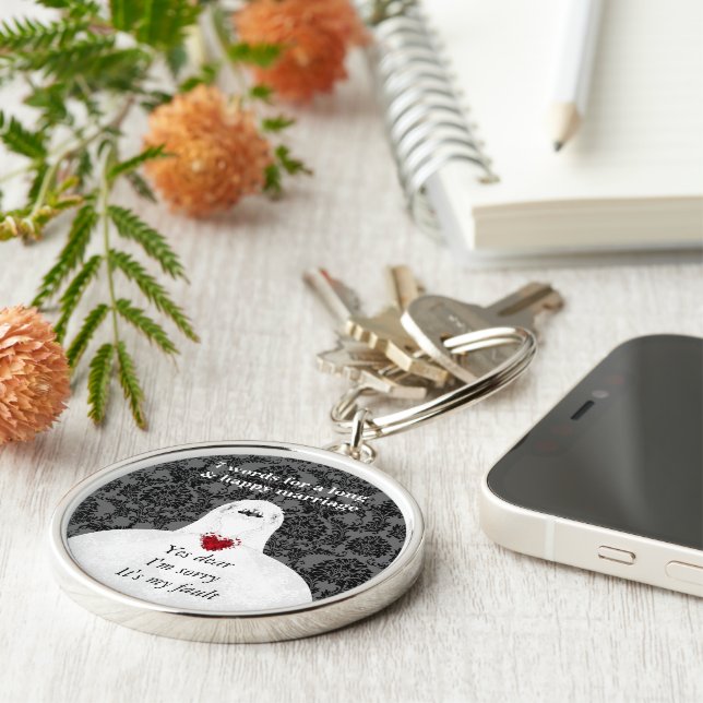 7 Words To A Long Marriage & Happy Marriage Key Ring (Side)