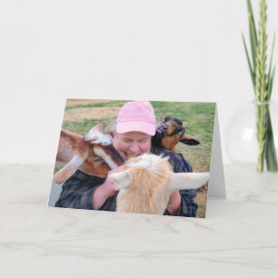 7"x5" Folded Card    À La Goate