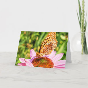 7"x5" Folded Card    Butterfly Ask Nicely