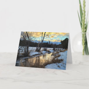 7"x5" Folded Card    Creek Reflection 17 sg