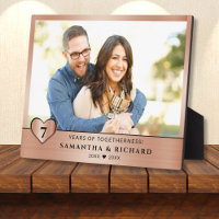 7 Year Copper Wedding Anniversary Couple Photo