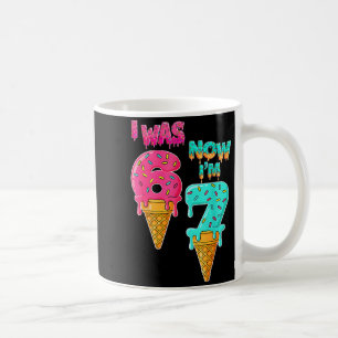 7 Year Old Birthday I Was 6 Now I'm 7 67 Funny For Coffee Mug