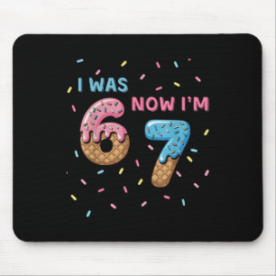 7 Year Old Birthday Shirt - I Was 6 Now I'm 7 67 B Mouse Pad