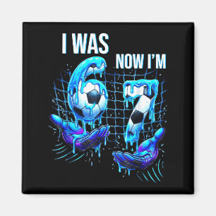 7 Year Old Birthday Shirt Was 6 Now Im 7 67 Funny  Magnet