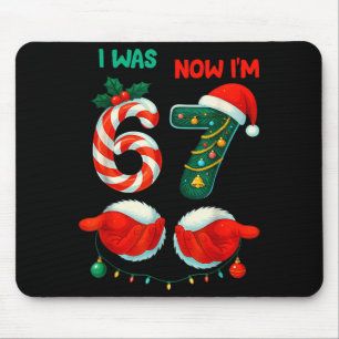 7 Year Old Birthday Shirt Was 6 Now Im 7 67 Funny Mouse Pad