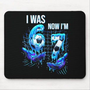 7 Year Old Birthday Shirt Was 6 Now Im 7 67 Funny Mouse Pad
