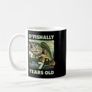 7 Year Old Fisherman O'fishally 7 Fishing 7th Birt Coffee Mug
