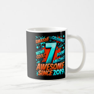 7 Year Old For Boys 7th Birthday Boy 7 Year Old Bo Coffee Mug