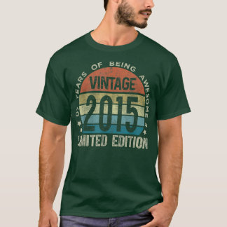 7 Year Old Gifts Vintage 2015 Limited Edition 7th T-Shirt