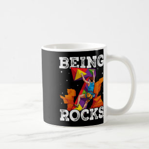 7 Year Old Rock Climbing 7th Birthday Adventures C Coffee Mug