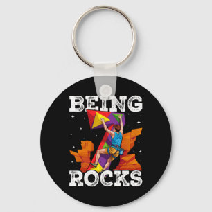 7 Year Old Rock Climbing 7th Birthday Adventures C Key Ring