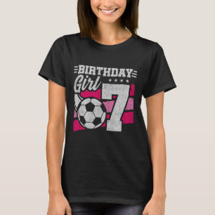 7 Year Old Soccer Birthday - Girls 7th Birthday So T-Shirt