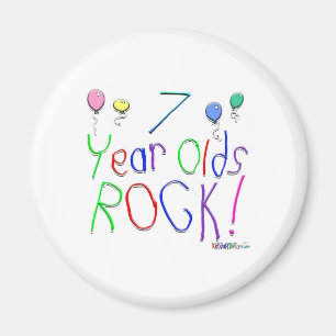 7 Year Olds Rock! Magnet