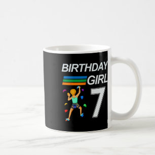 7 Years Old Birthday Bouldering Rock Climbing For Coffee Mug