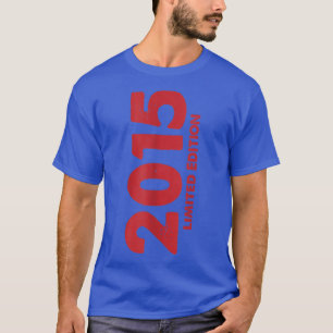 7 Years Old Birthday Vintage Born In 2015 Limited T-Shirt