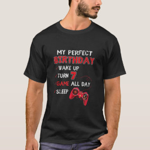 7 Years Old Gamer 7th Birthday For Boy Perfect Gam T-Shirt