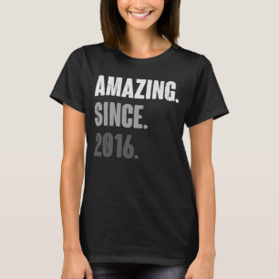 7 Years Old Vintage 2016 Birthday 7th Decoration T-Shirt