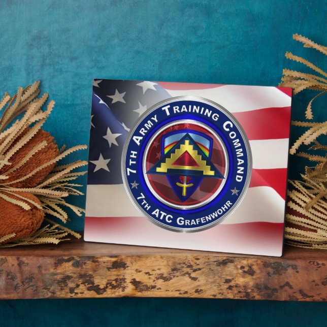  7th Army Training Command (7th ATC)  Plaque (Side)