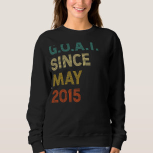 7th Birthday 7 Years Old Goat Since May 2015 1 Sweatshirt