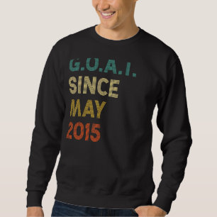 7th Birthday 7 Years Old Goat Since May 2015 Sweatshirt