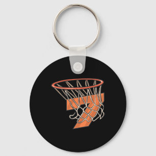 7th Birthday Basketball 7 Year Old Kid for Birthda Key Ring