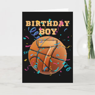 7th Birthday Boy Seven 7 Years Old Sketll Players Card