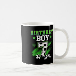7th Birthday Boy Soccer 7 Year Old Sport 7yr Boys Coffee Mug