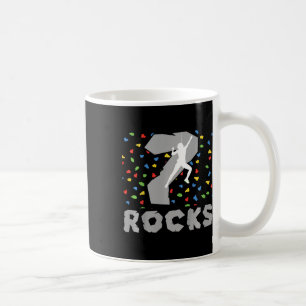 7th Birthday Climbing Seven Year Old Rock Climber Coffee Mug